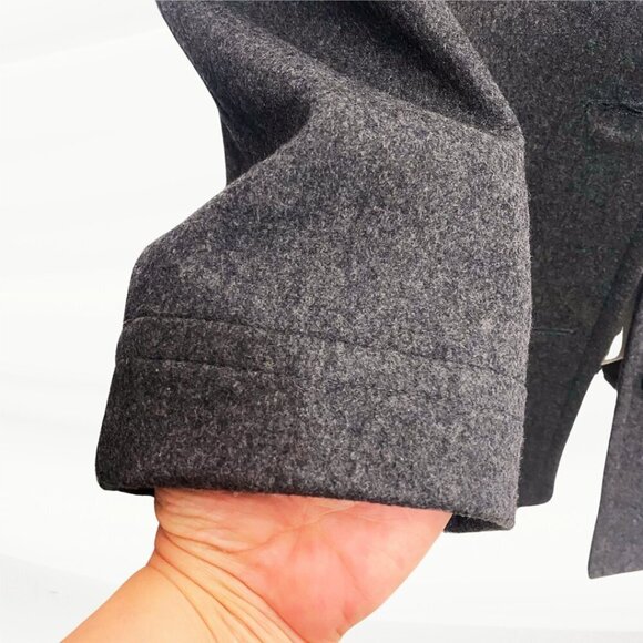 Nautica Women's Gray Wool Coat, Size XL - Picture 8 of 16
